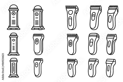 Sturdy ring vertical smart icon vector line sensor tower ridge mark anchor