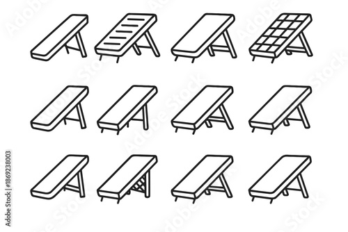 Boundary outline corner mesh icon shading vector ramp pet step crest arc