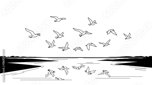 A vibrant close-up photograph featuring a single yellow daisy with a bright orange center captured in sharp detail against a soft green blurred background