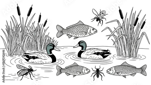 A vibrant close-up photograph featuring a single yellow daisy with a bright orange center captured in sharp detail against a soft green blurred background