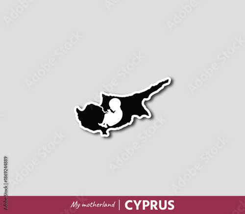 Powerful Spain map illustration symbolizing birth, roots and national identity. Emotional motherland concept blending geography and human origin.