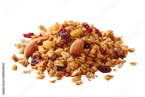 Mixed Nut And Dried Fruit Granola Cluster With Almonds Cranberries And Oats clusters nuts