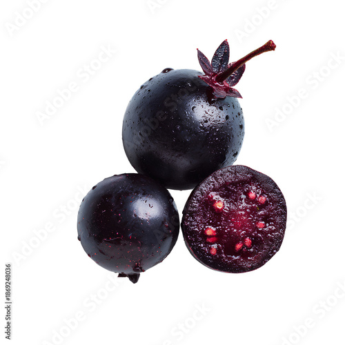 red currant isolated on white