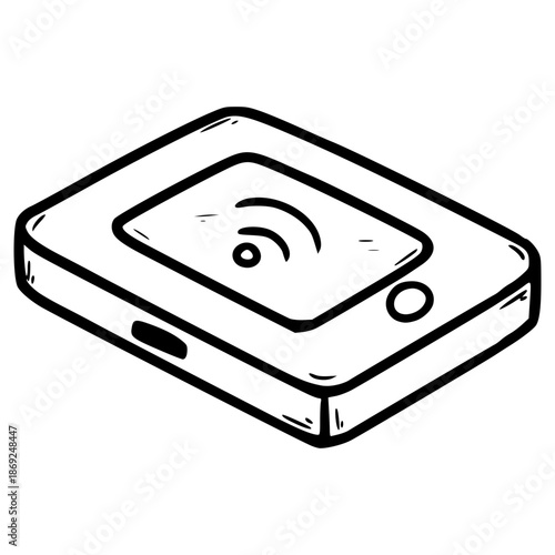 illustration hand drawn outline vector