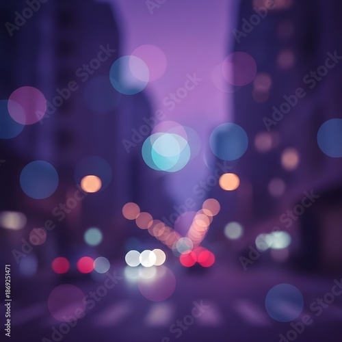 비 오는 날의 도시 야경 rainy city night