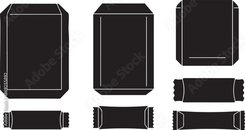 Black Label Design Templates for Product Packaging