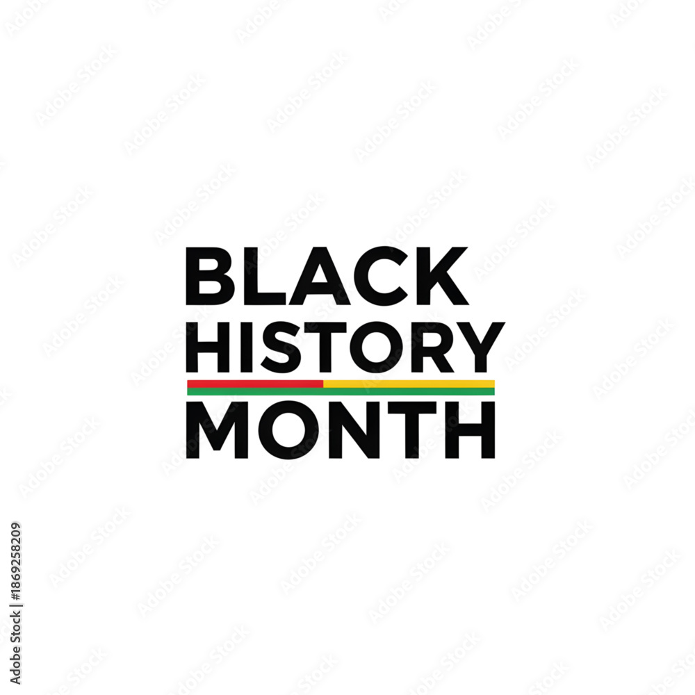 Fototapeta Black History Month celebration with vibrant colors