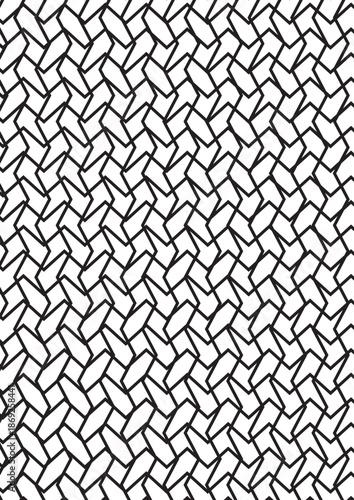 Chain link pattern coloring page with interlocking diagonal mesh fence design