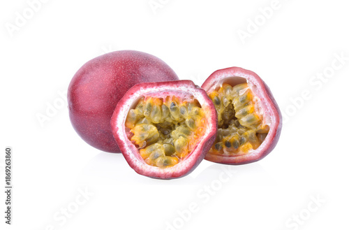 passion fruit isolated on white background