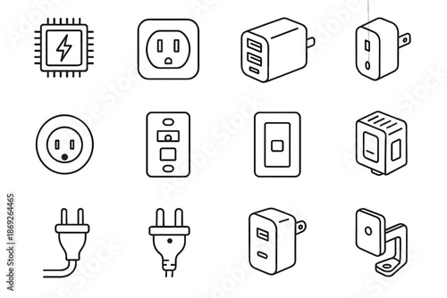 Ridge vented tags modular icon angled fast connector charge vector controller wall