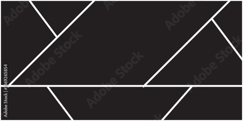 Photo collage template. Mood board grid. Square picture frame. Photography album layout.