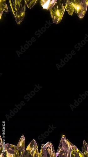 縦クリスタル背景