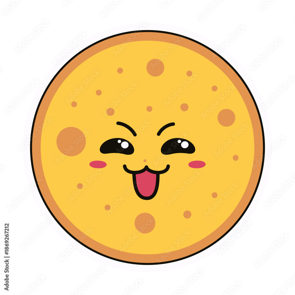 Fototapeta premium Cute Moon Stickers