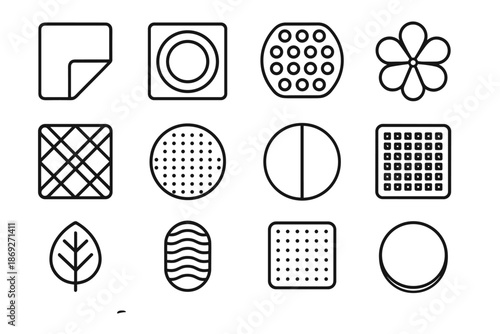 Grid icon icons vector mat disk trivet silicone pad crisscross vent textured