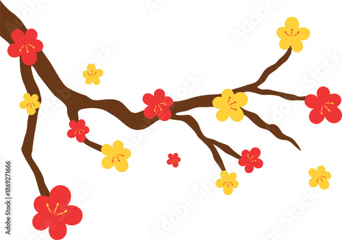 Spring Blossom Tree Branch