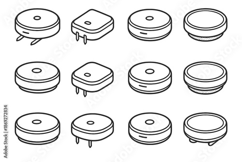 Vector ring underside icon water highlight mark sensor indicator contour shell brace