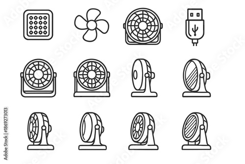 Shading pads band aroma plug seam usb arc vector grid portable icon