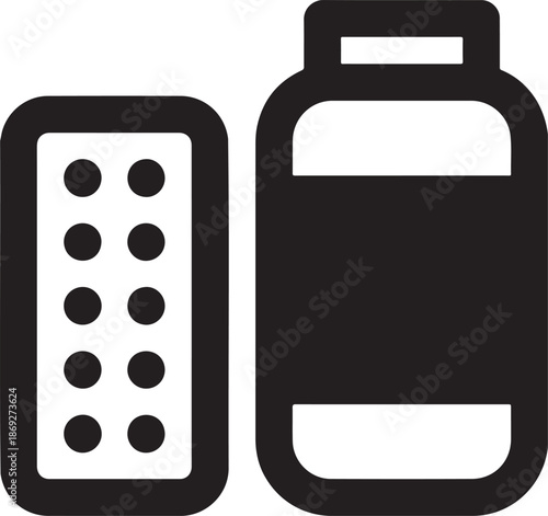 Black and white of a spray bottle and a soap dispenser bathroom