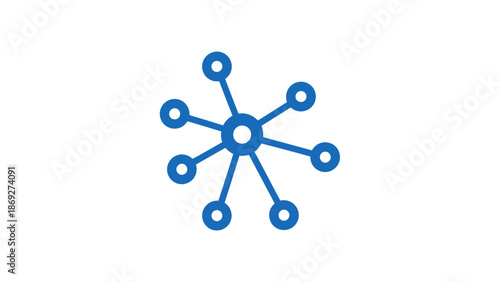 Blue scissors cutting a ribbon next to a 3d illustration of a pharmaceutical drug molecule structure representing a breakthrough in medical chemistry and organic biochemistry science