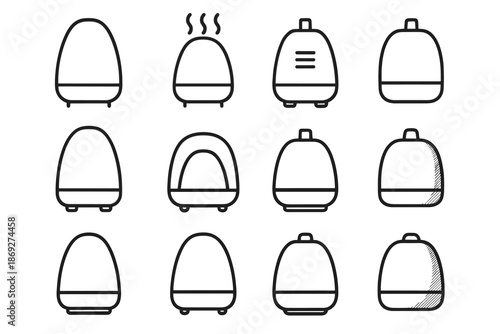 Icon vent underside ceramic vector diffuser crest surface shading traction highlight mist