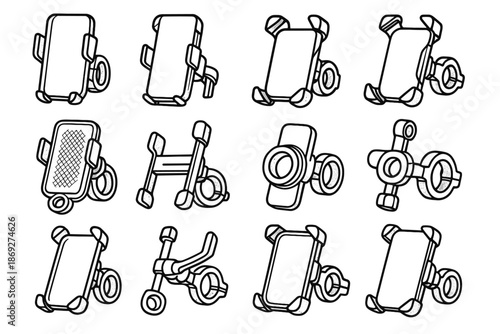 Mesh crest ring vector rib shading underside bike line arc holder icon