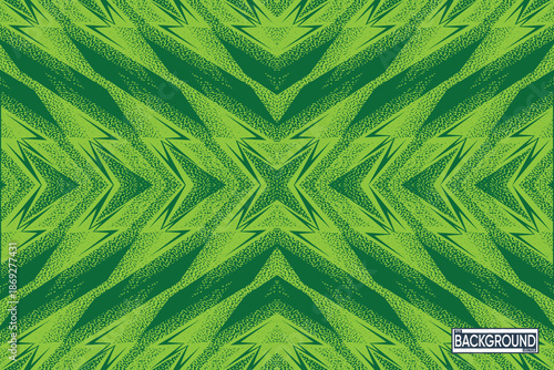 Dynamic Green Geometric Abstract Background