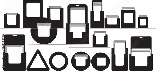 Collection of various smartphone and tablet icons