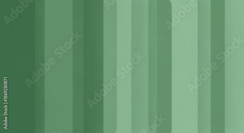 Modern Abstract Background with Gradient Green Vertical Stripes. Subtle Color Variation and Textured Pattern Design.