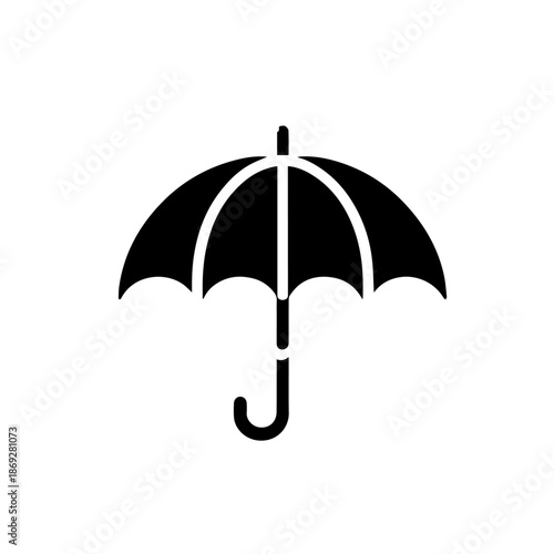 Stylish Rain Umbrella Vector Illustration