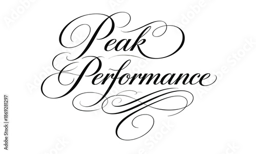 Motivational Achievement Quote Calligraphy – Success Concept Vector