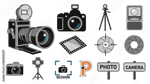 Photography Equipment and Accessories Collection.