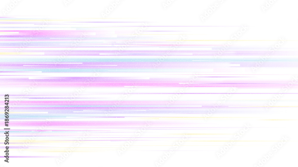 Fototapeta premium カラフルな流れる線の抽象的な背景