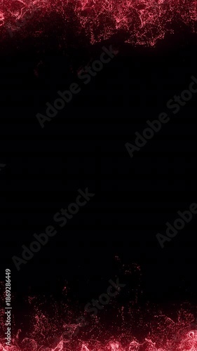 縦パーティクル煙背景