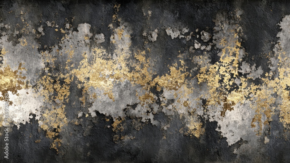 Fototapeta premium Abstract gold and gray textured background