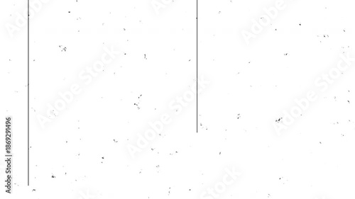 White vintage film texture with dust particles, soft scratches, subtle grain, and light burn imperfections inspired by 8mm analog footage. Minimal retro cinematic overlay ideal for loopable background