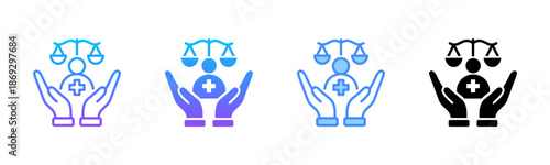 Personal Injury Multi Style Icon Set