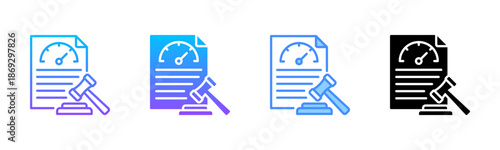 Claims Multi Style Icon Set