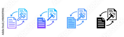 Precedent Multi Style Icon Set