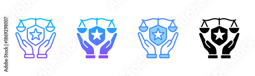Volunteer Multi Style Icon Set