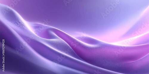 A close-up image of smooth, flowing purple fabric with a silky texture, creating an abstract and elegant background.