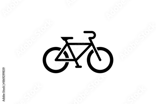 Minimalist Bike Icon Design
