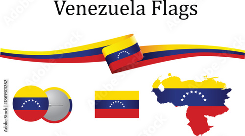 Venezuela flag and map country map venezuela flag in official colors and proportions.