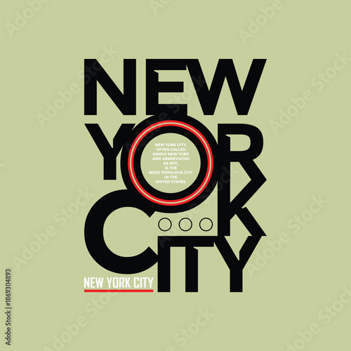 NYC New York City USA, Vintage typography design in vector illustration. Clothing,t shirt,apparel and other uses. Abstract design with the grunge and denim style. Vector print, typography, poster.