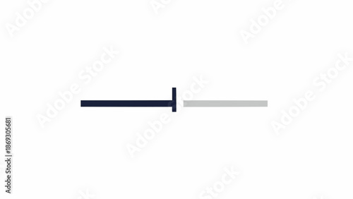 Sword with black and gray blade.