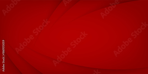 Elegant Abstract Red Background with Smooth Curved Layers and Modern Design. Suit for banner, web, brochure, pamflet, poster and presentation
