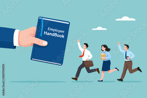People and Handbook Concept