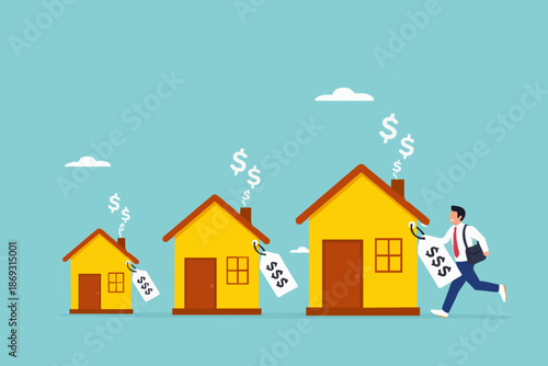 Home Growth and Value Concept