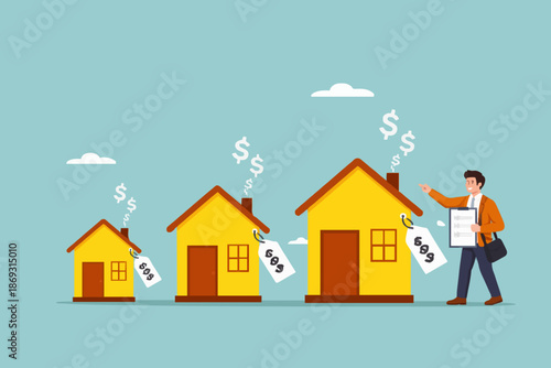 Home Growth and Value Concept