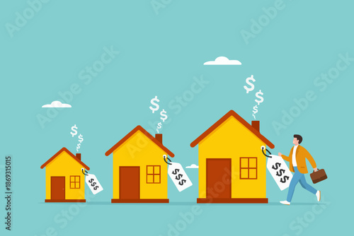 Home Value Growth Concept