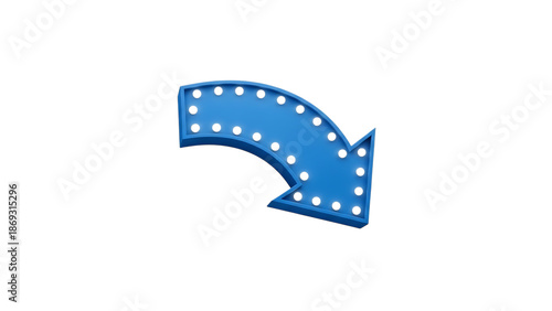 A blue film reel on a black background